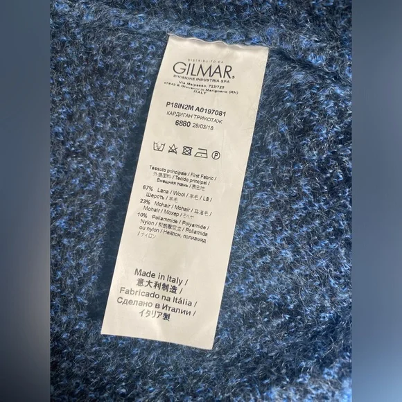 No21 Mohair Wool Cardigan Knit Sweater Italy numero ventuno sz 42 EU (M) - Picture 6 of 13